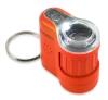 Carson MM-280 Mini Mikroskop mit Schlüsselanhänger orange