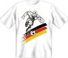 T-Shirt Deutschland Fussball Ball Kämpfer
