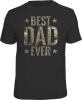 Fun Shirt BEST DAD EVER Vater Papa