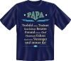 Fun Shirt Papa VORBILD CHEF Vater DAD T-Shirt Spruch