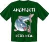 T-Shirt Angelgott angeln Fun Shirt Sprüche Angler Fisch Petri Heil Geschenk