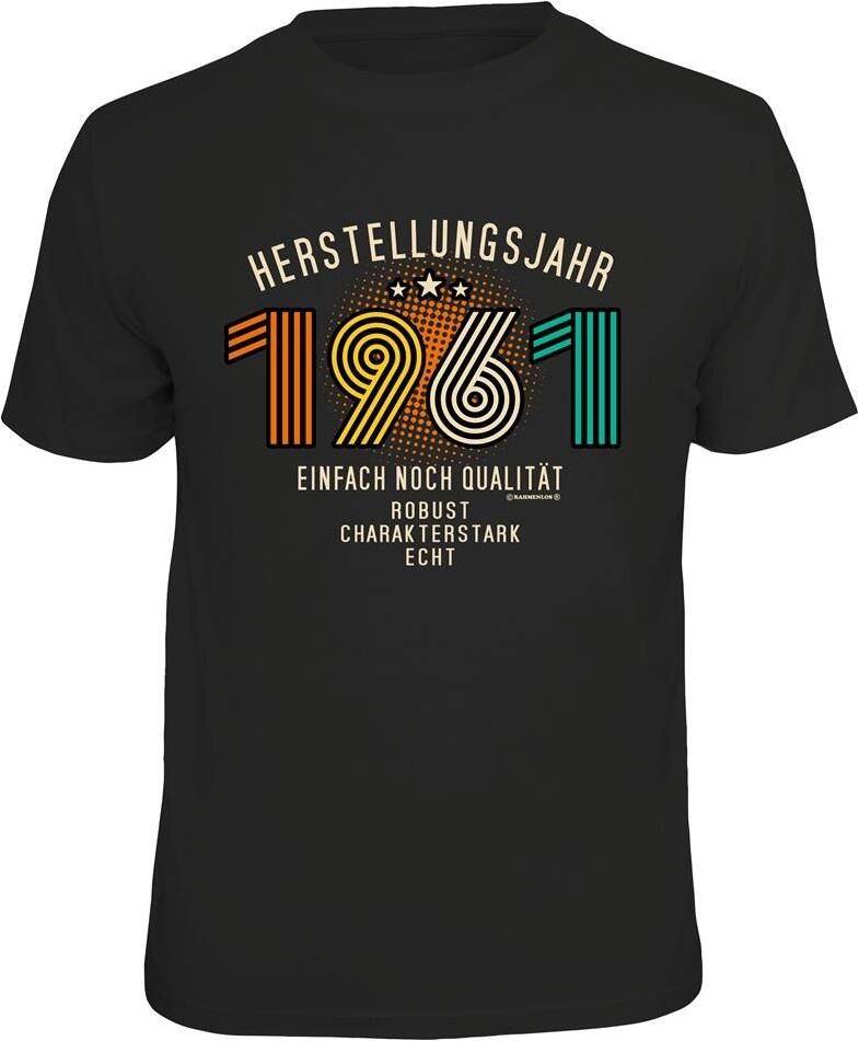T-Shirt zum 60. Geburtstag HERSTELLUNGSJAHR 1961