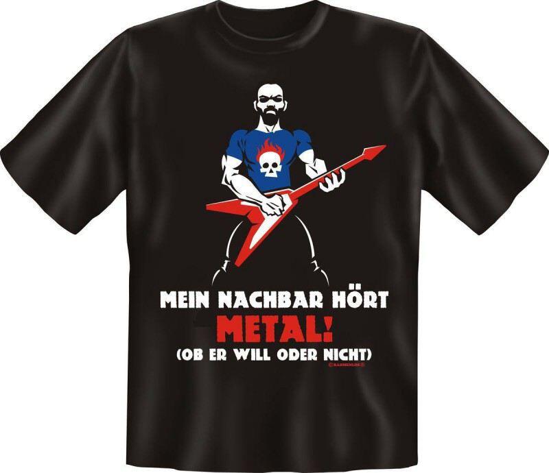 T-Shirt Mein Nachbar hört Metal