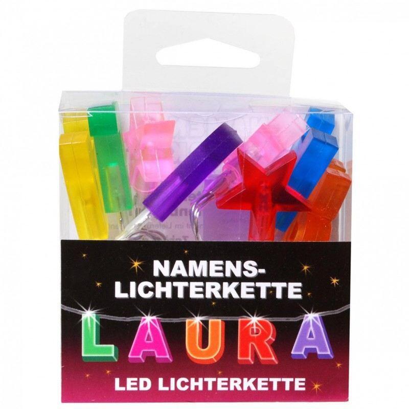 LED Namens-Lichterkette Laura