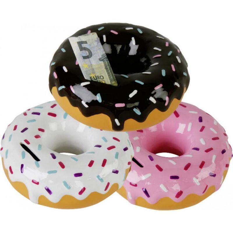 1x Spardose Donut Keramik