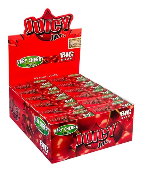 Juicy Jays aromatisierte Rolls Very Cherry (Kirsche)
