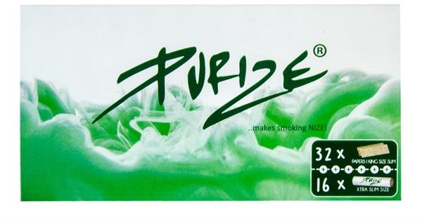 PURIZE® Papers & Tips Zigarettenpapier Extra Slim Filter