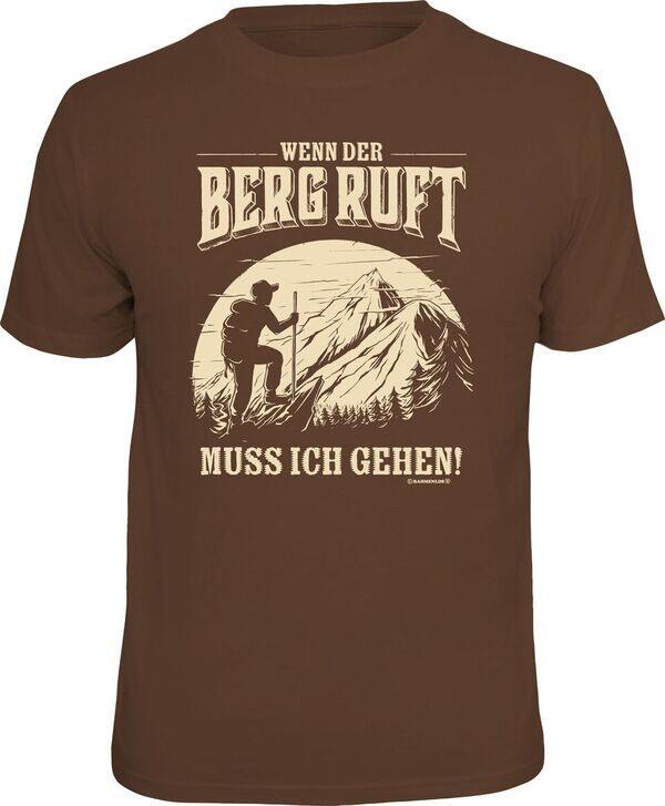Fun Shirt WENN DER BERG RUFT
