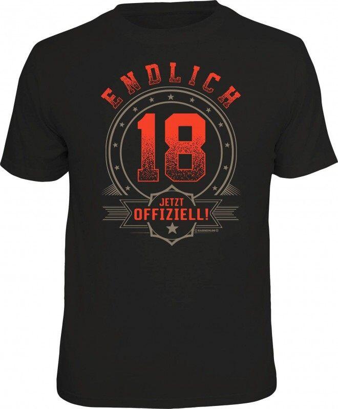 T-Shirt ENDLICH 18 JETZT OFFIZIELL