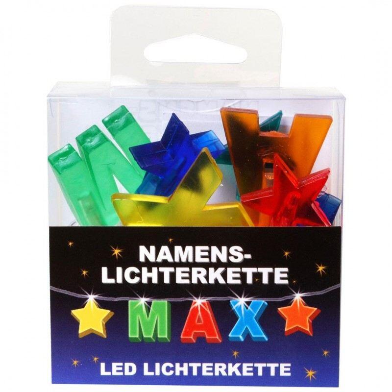 LED Namens-Lichterkette MAX