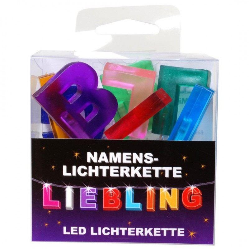 LED Namens-Lichterkette LIEBLING