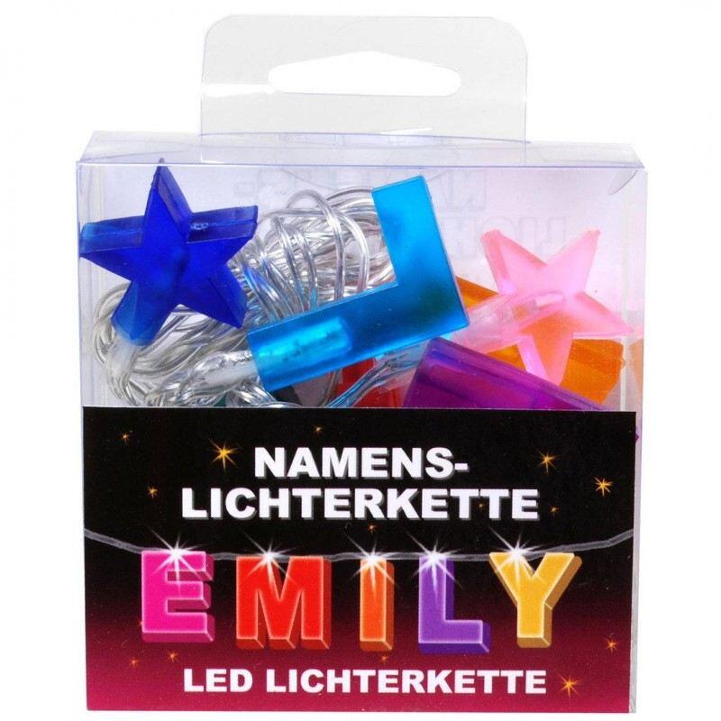 LED Namens-Lichterkette EMILY