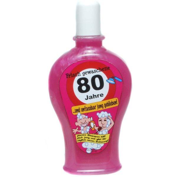 Frisch gewaschene 80 Jahre Shampoo