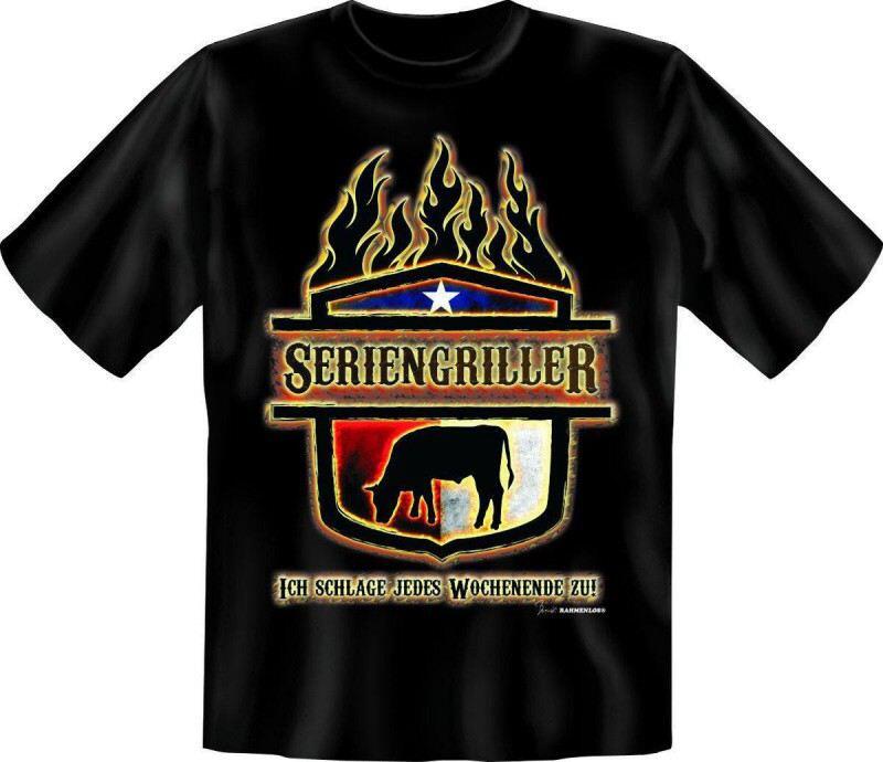 Fun-Shirt mit Spruch: SERIENGRILLER