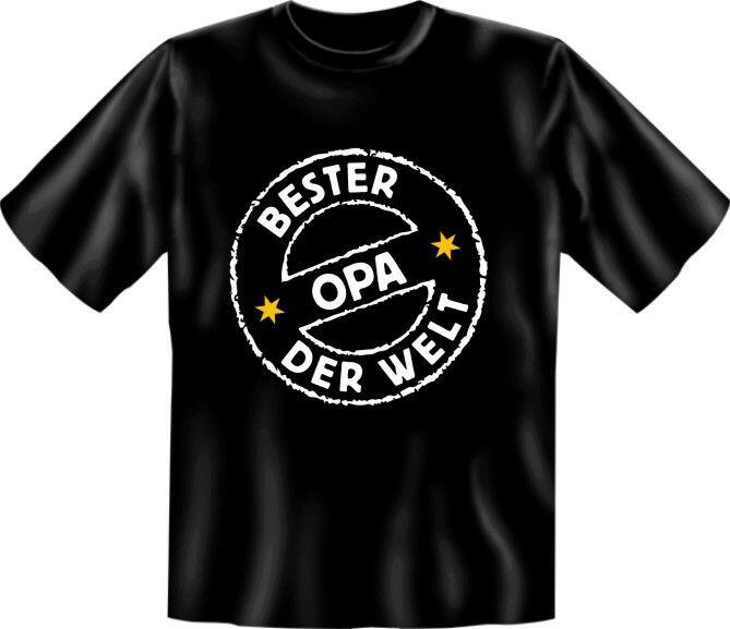 Fun-Shirt mit Spruch: BESTER OPA DER WELT