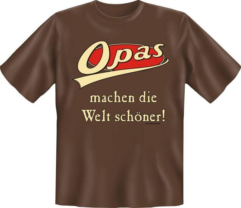 Fun-Shirt mit Spruch: OPAS MACHEN DIE WELT SCHÖNER !