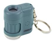 Carson MM-280 Mini Mikroskop mit Schlüsselanhänger blau