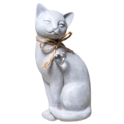 Figur Katze Kätzchen mit Halskette Deko