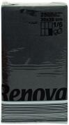 Servietten schwarz RENOVA, Tafel - Servietten aus Papier, 25 Stück farbecht, 30 x 39 cm