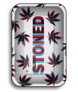 Drehtablett Rolling Tray SMALL STONED 3D