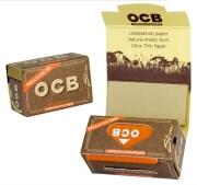 OCB Unbleached Slim Rolls + Filter Zigarettenpapier