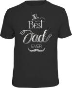 Fun Shirt BEST DAD EVER Vater Papa T-Shirt Spruch witzig Geschenk