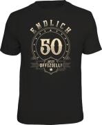 T-Shirt ENDLICH 50 JETZT OFFIZIELL