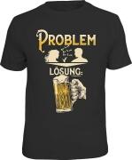 T-Shirt PROBLEM LÖSUNG BIER