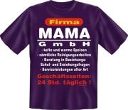 Fun Shirt FIRMA MAMA GMBH Mutter Mom T-Shirt Spruch