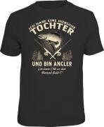 T-Shirt HABE EINE SCHÖNE TOCHTER UND BIN ANGLER