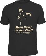T-Shirt MEIN HUND IST DER CHEF