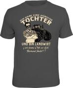 T-Shirt HABE EINE SCHÖNE TOCHTER UND BIN LANDWIRT