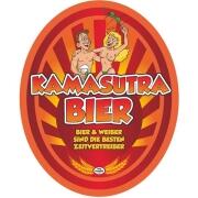 Aufkleber KAMASUTRA BIER Etikett Bierflasche selbstklebend Geschenk