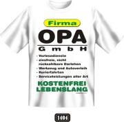 Fun Shirt FIRMA OPA GMBH Großvater T-Shirt Spruch witzig Geschenk Party
