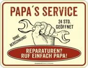 Magnet Kühlschrankmagnet Papas Service