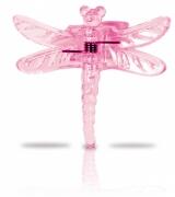 Clips für Orchideen, 6 Stück im Blisterpack, Libelle pink
