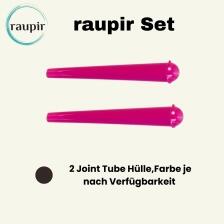 raupir Set Aschenbecher GIZEH pink Papers mit Tips Tube Grinder