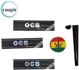 raupir Set OCB Papers Zigarettenpapier Tips Grinder Hülle Tube