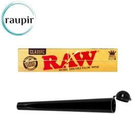 raupir Set 10 Heftchen RAW Classic King Size Slim Zigarettenpapier