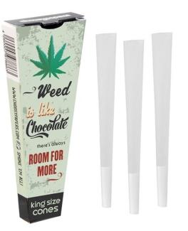 choosypapers King Size Cones Weed is like Chocolate