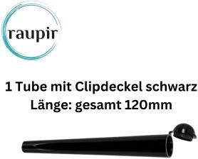 raupir Set 10 Heftchen OCB Schwarz Premium Long Slim Papier mit Filtertips