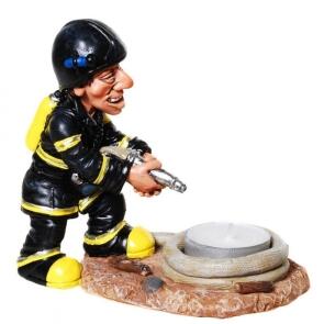 Feuerwehrmann Teelichthalter