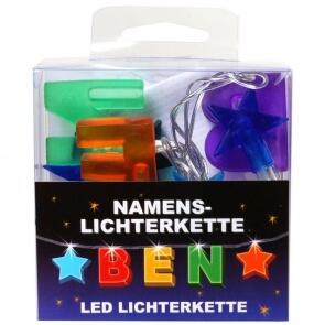 LED Namens-Lichterkette BEN