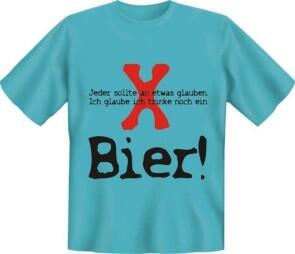 T-Shirt ICH GLAUBE X BIER