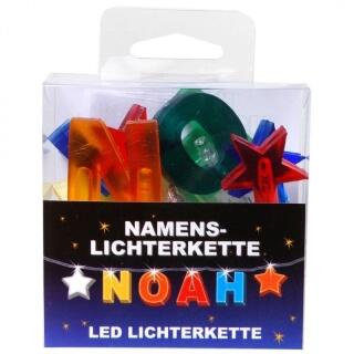 LED Namens-Lichterkette NOAH