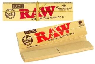 RAW Classic KS Slim Connoisseur Papier mit Filtertips Zigarettenpapier
