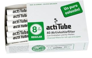 actiTube Aktivkohlefilter Slim 40er Pack 8mm