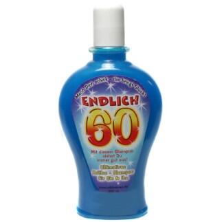 Endlich 60 Shampoo Geburtstag Scherzartikel Geschenk 350 ml
