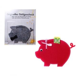 Geldgeschenk Schweinchen Geschenkverpackung Geburtstag Geld Geschenk