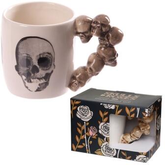 Kaffeebecher Totenkopf Tasse Skull Becher